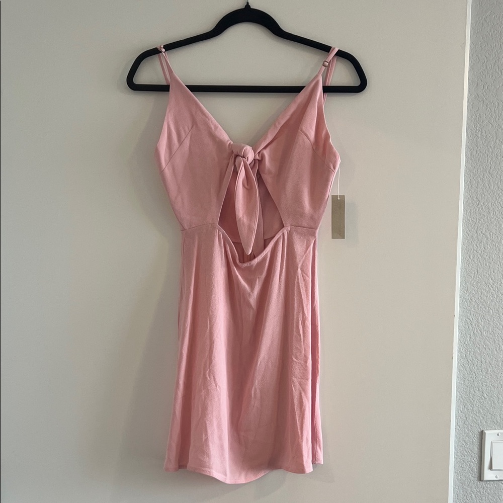 Flynn Skye Pink Tie Front Dress
